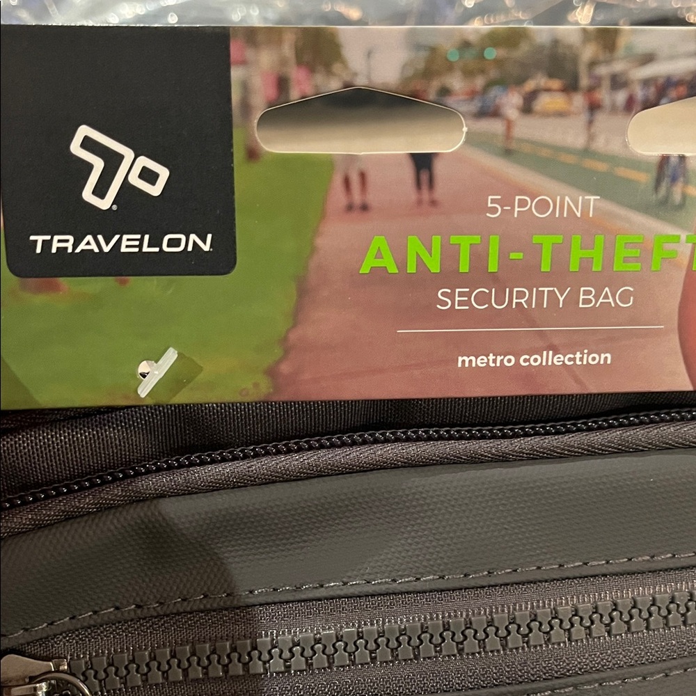 Travelon Anti-Theft Metro Gray Heather Waistpack/NWT - Picture 9 of 16